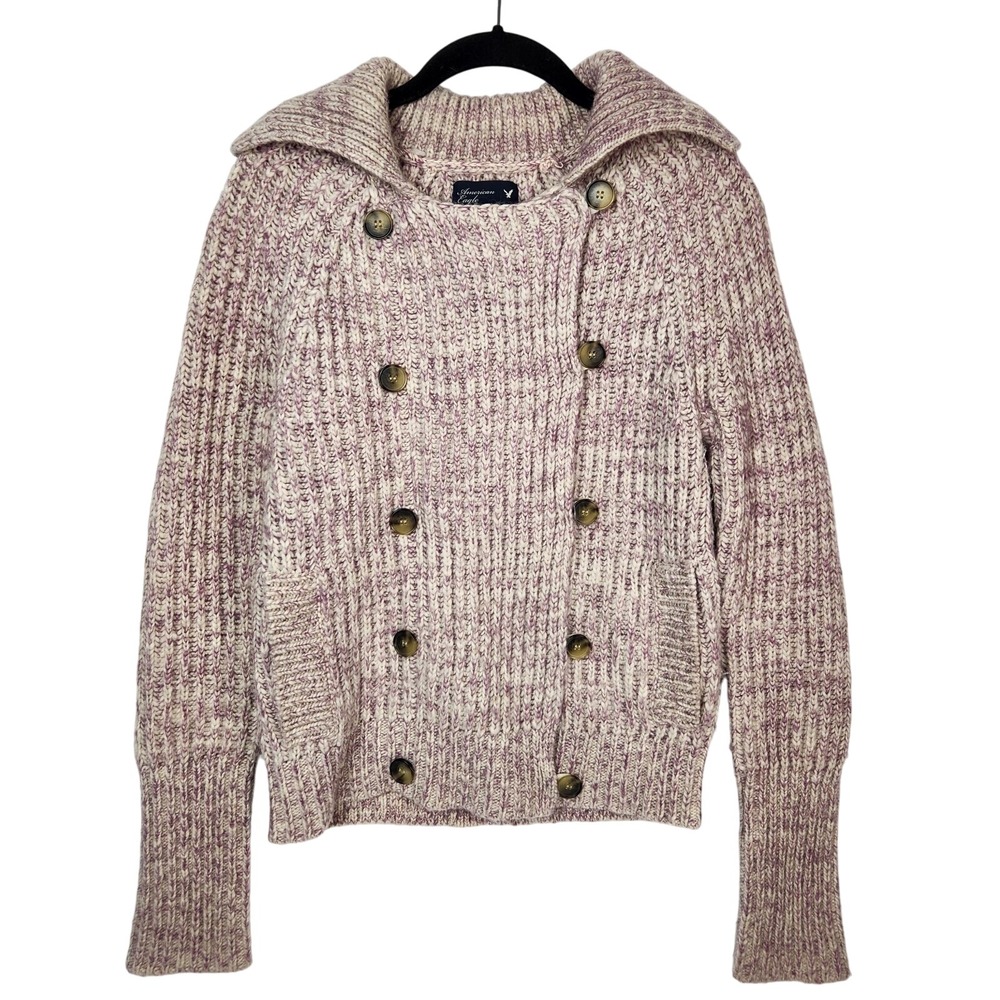 American Eagle Sweater Womens M Knit Mohair Wool Blend Outdoors Preppy Y2k 2000s